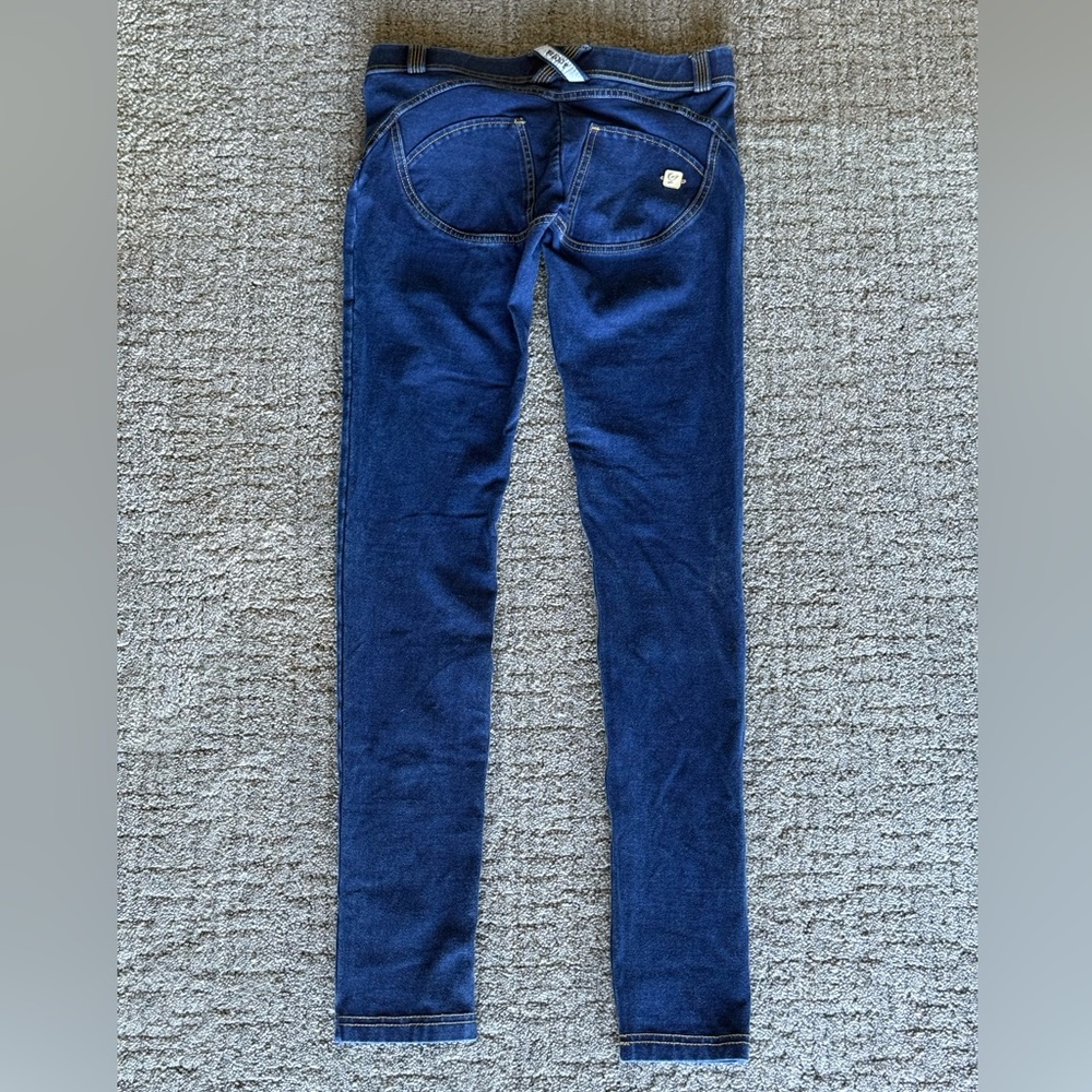 Freddy Women's Deep Blue Skinny Jeans Low Rise